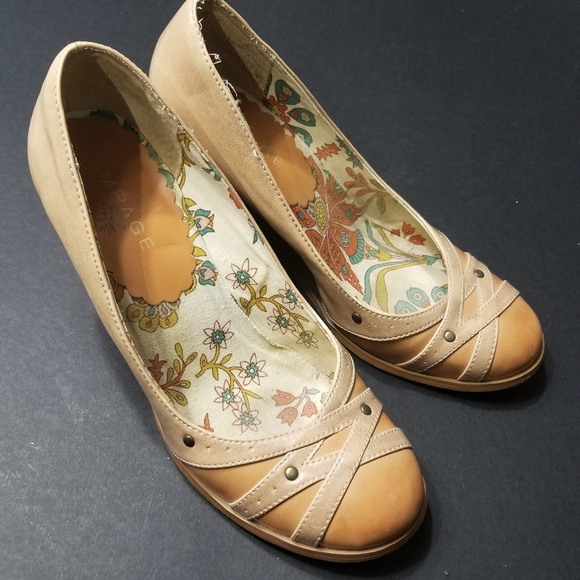 Rampage Retro Wedge Heels 10 - Picture 4 of 9